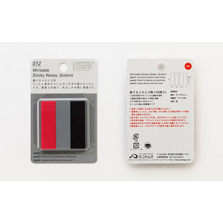 STALOGY S3063 Writable Sticky Notes D/ Red Gray Black