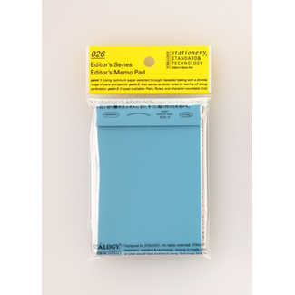 STALOGY S3070  026 Editor's Memo Pad, plain