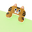 DIECUT CLIP JITTOME BROWN TABBY