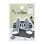 DIECUT CLIP JITTOME SILVER TABBY