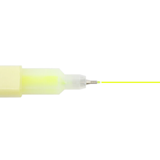 DOT E PEN SQUARE MAKER NEON YELLOW