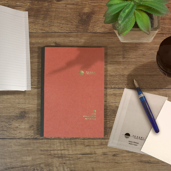 YU-SARI Notebook A5 U Lined for Fountain Pen