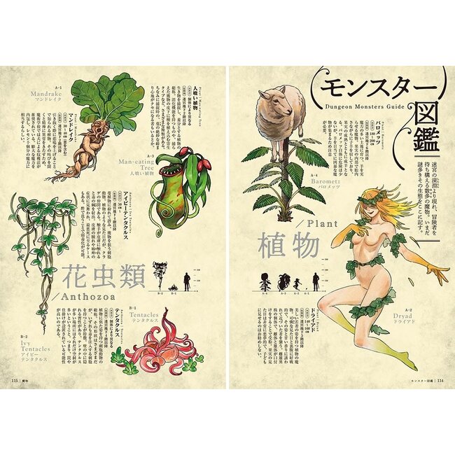 Delicious Dungeon World Guide - The Adventurer's Bible by Ryoko Kui (Japanese)