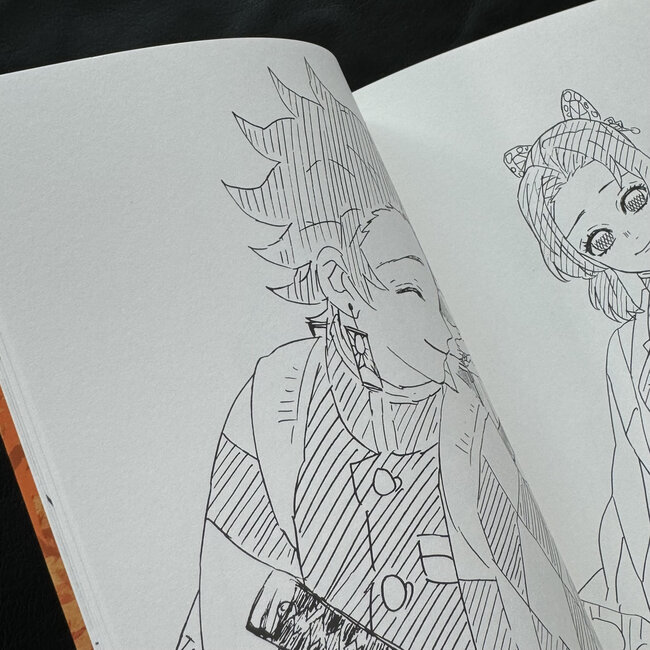 [Artbook] Demon Slayer  Colouring Book - ORANGE -