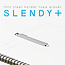 SLENDY+ SILVER THIN STEEL HOLDER TYPE ERASER