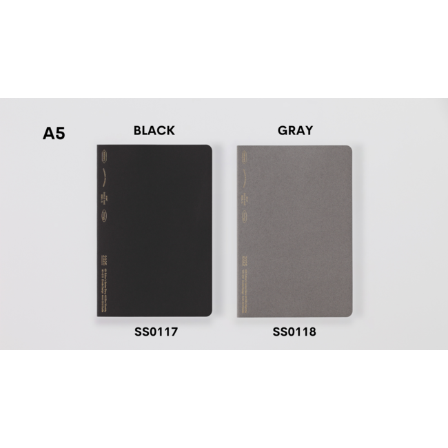 SS0117 Slim Diary A5 Monthly, Black