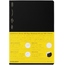 STALOGY [Stalogy] 1/2 Year Notebook Grid, B6 [Vertical] Black
