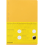 STALOGY *S4126 [Stalogy] 1/2 Year Notebook Grid, B6 [Vertical] Yellow