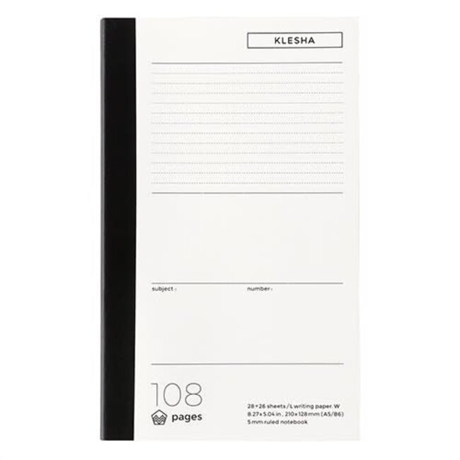 N802 Klesha A5 Lined 210 X 128mm