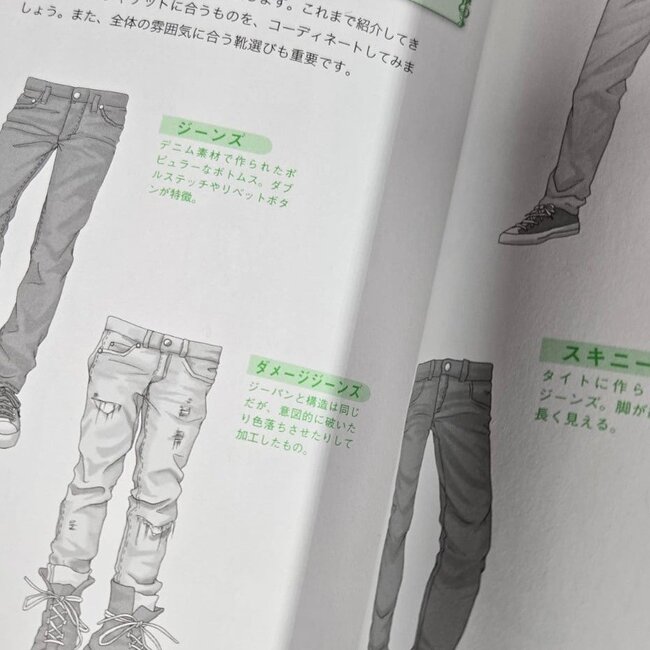 Illustrated Guide to Drawing Anime & Manga Outfits/ Manga Chara No Fukusou Shiryoushu (Japanese)