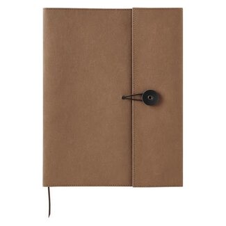 KING JIM CO., LTD. *Kraft Notebook Cover B5 Brown