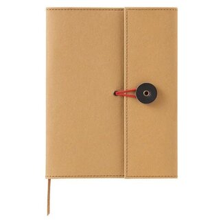 KING JIM CO., LTD. *Kraft Notebook Cover A6 Beige