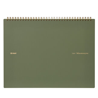 KLEID 7180 Mnemosyne×kleid A4W notebook Olive Drab