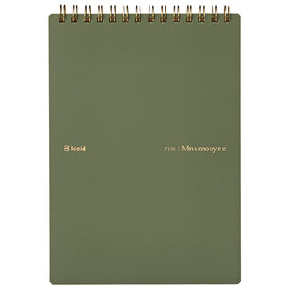 KLEID 7196 Mnemosyne×kleid B6 notebook Olive Drab