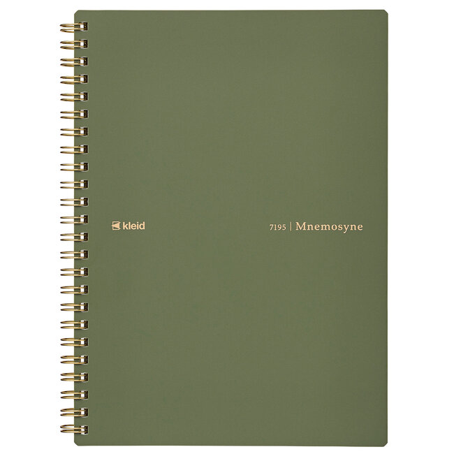 7195 MNEMOSYNE X KLEID A5 NOTEBOOK Olive Drab