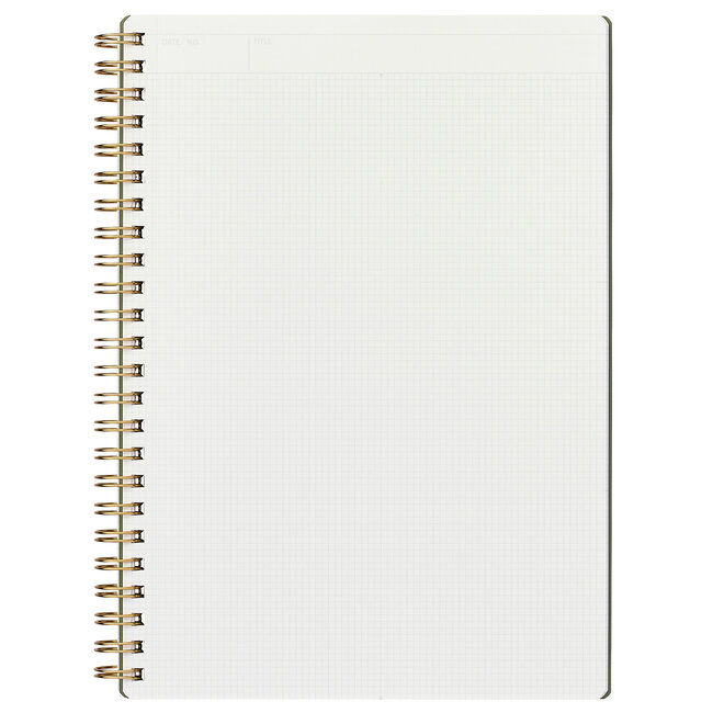 7195 MNEMOSYNE X KLEID A5 NOTEBOOK Olive Drab