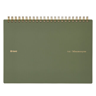 KLEID 7182 Mnemosyne×kleid A5W notebook Olive Drab