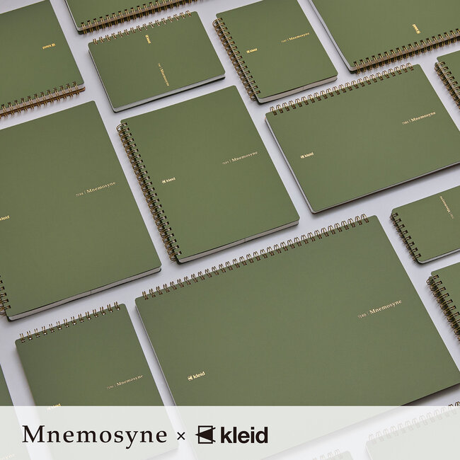 7182 Mnemosyne×kleid A5W notebook Olive Drab