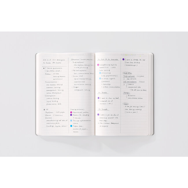 018-Lined 365 Days Notebook, A5, Black