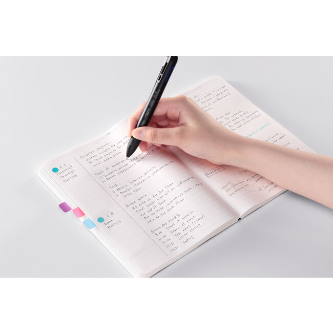 018-Lined 365 Days Notebook, A5, Red