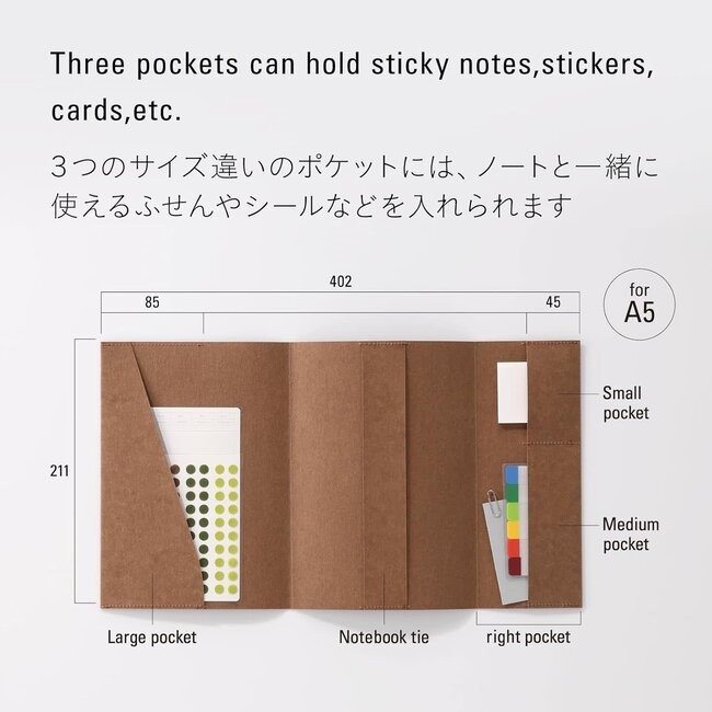 Notebook Cover Camel, 365 Days Notebook Plain Set