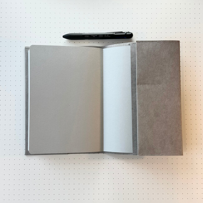 Notebook Cover Gray, 365 Days Notebook Plain Set