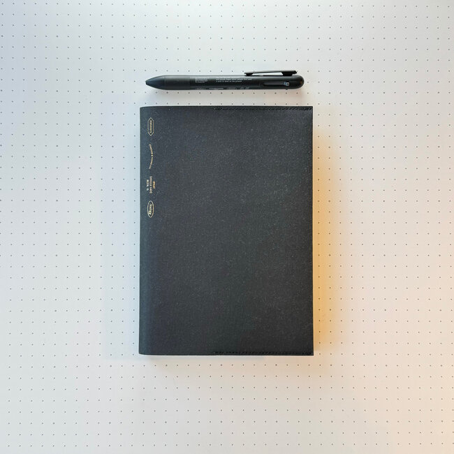 Notebook Cover Black, 365 Days Notebook Plain Set