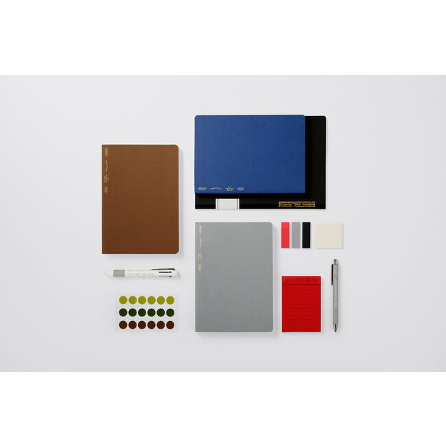 1/2 Year Notebook Grid A5 Lake Blue