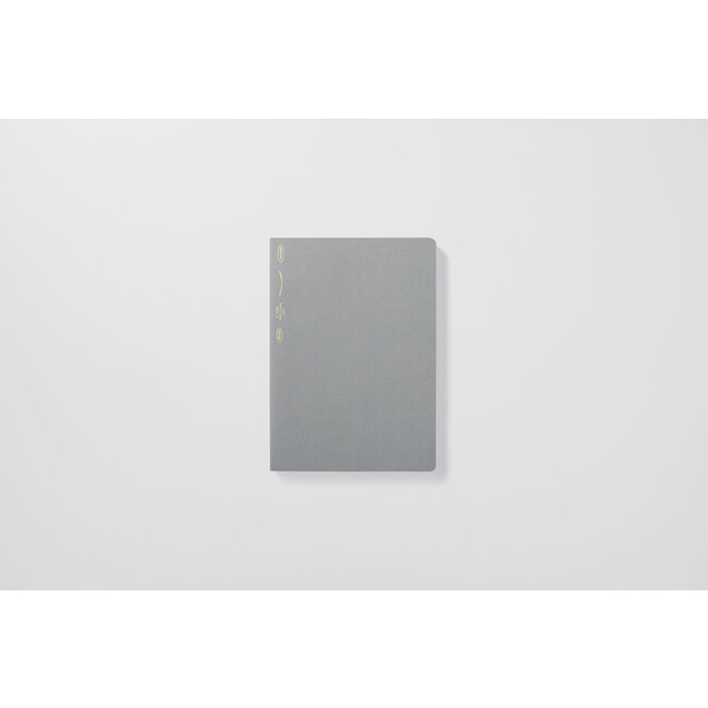 1/2 Year Notebook Grid A5 Cloud Gray