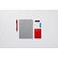 1/2 Year Notebook Grid A5 Cloud Gray