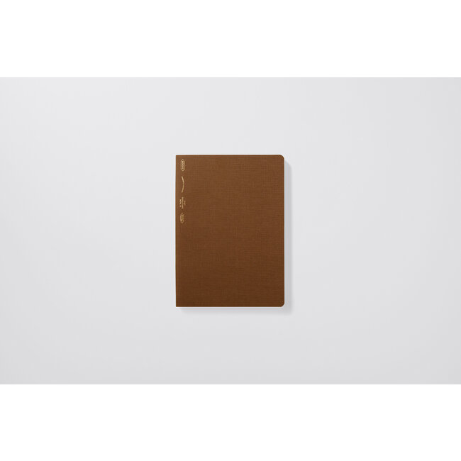 1/2 Year Notebook Grid A5 Cacao Brown