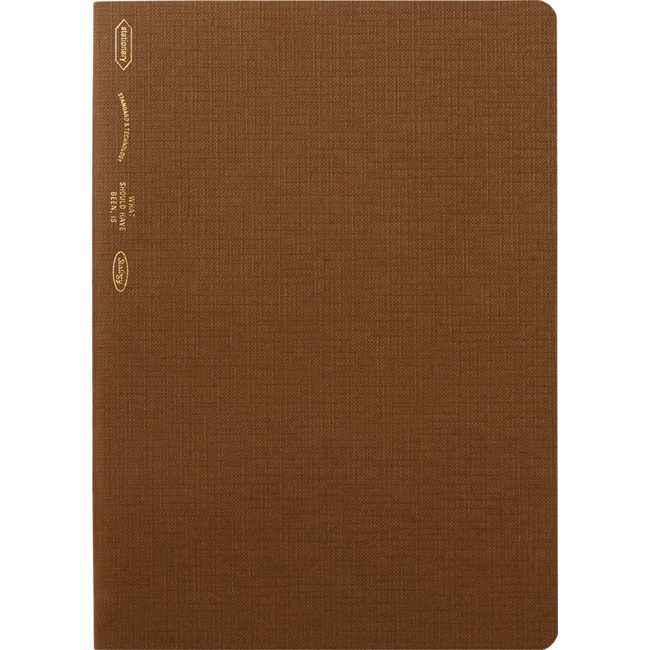 1/2 Year Notebook Grid A5 Cacao Brown