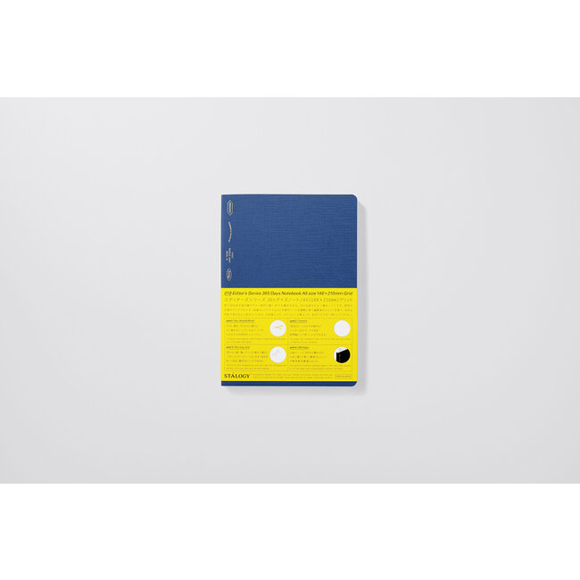 365 Days Notebook Grid A5 Lake Blue