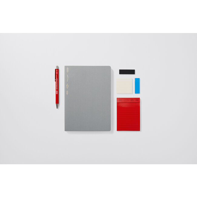 365 Days Notebook Grid A5 Cloud Gray