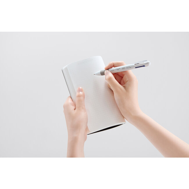 365Days Notebook, gridded, B6 slim, black