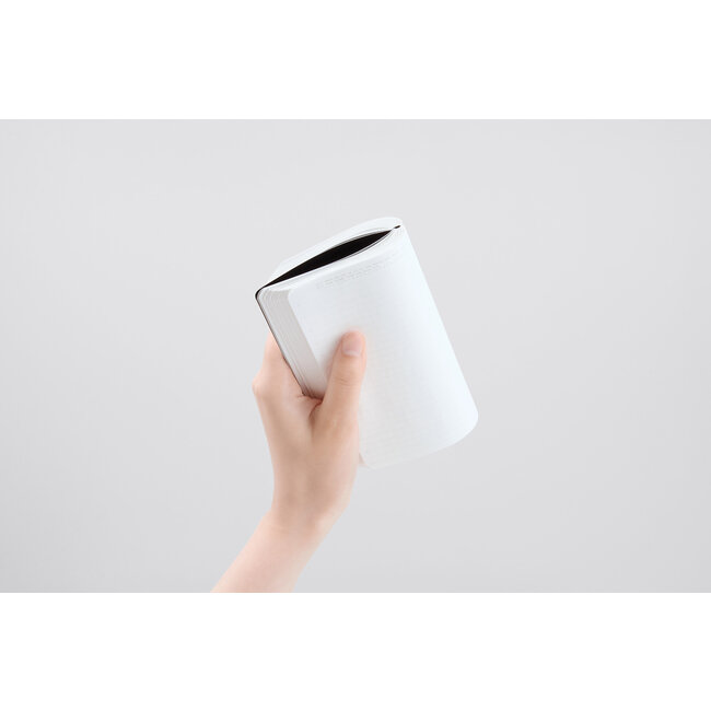 365Days Notebook, gridded, A6 slim, black