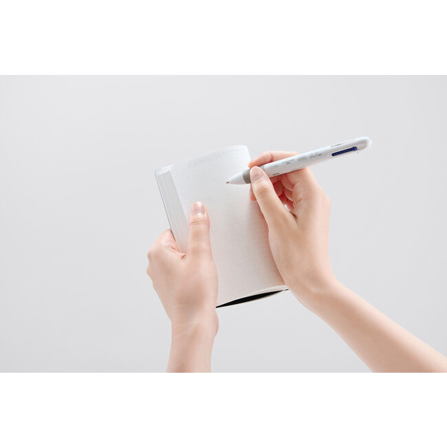 365Days Notebook, gridded, A6 slim, black