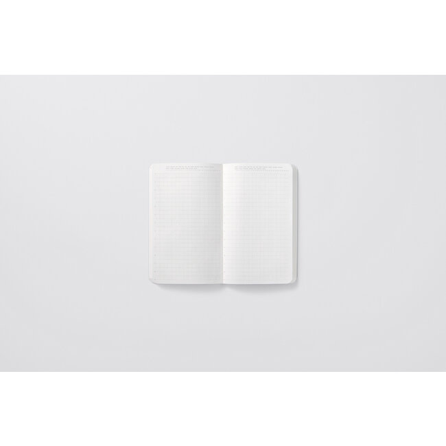 365Days Notebook, gridded, A6 slim, black