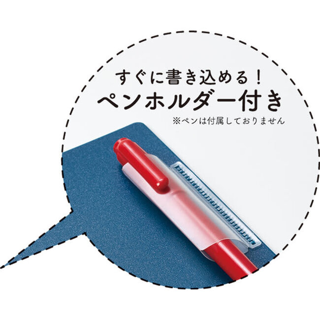 Write while filed! Kakiko 40 Pockets Blue