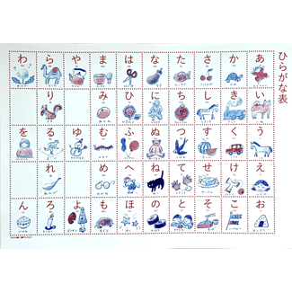 TAKAKO COPELAND A3 Riso Print / Hiragana print 2nd edition/ Takako Copeland