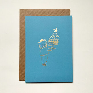 TAKAKO COPELAND Card: Trifle blue/ Takako Copeland