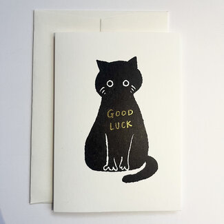 TAKAKO COPELAND Card: Lucky black cat/ Takako Copeland