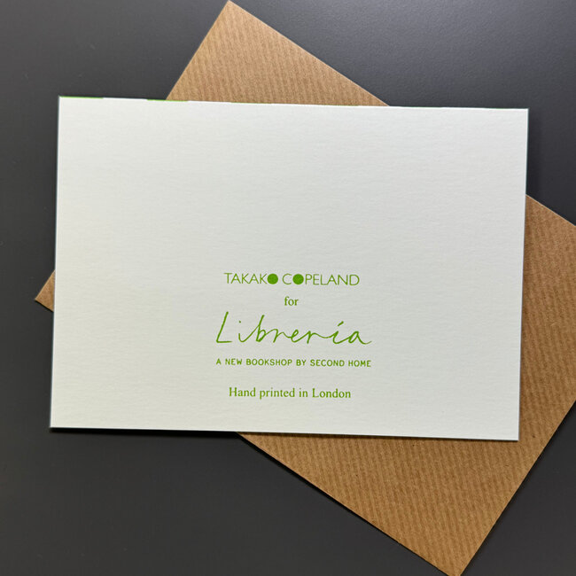 Card: Green Stripe Thank You/ Takako Copeland
