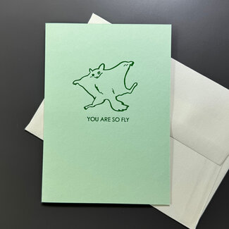TAKAKO COPELAND You Are So Fly/ Greeting Card