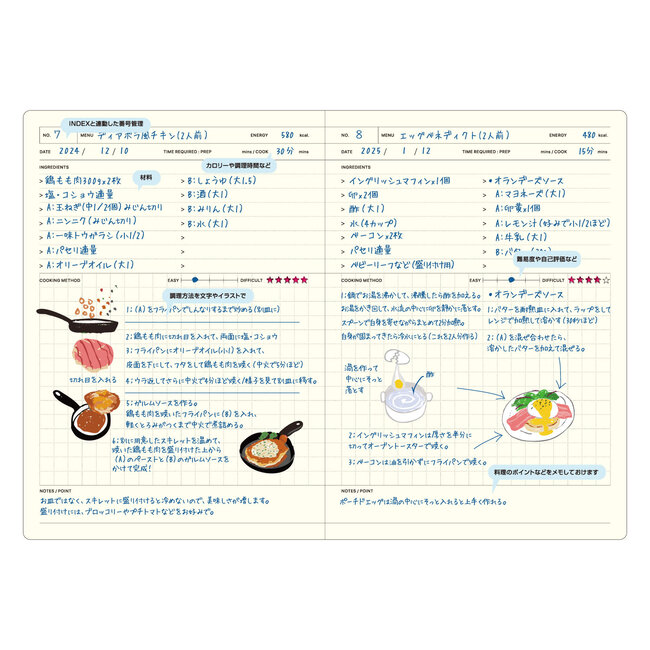 Laconic B6 Style Notebook Cooking