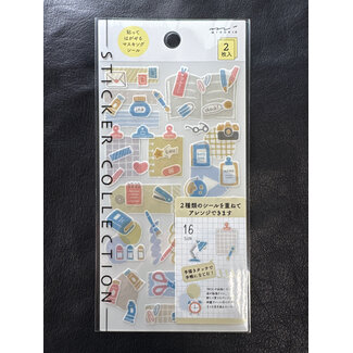 Designphil Inc. Sticker 2640 Two Sheets Stationery