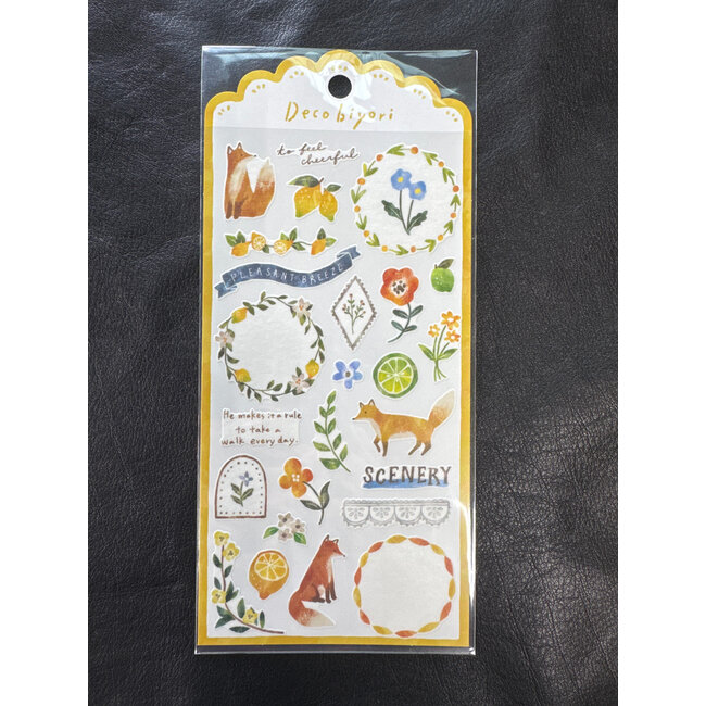 Decobiyori Sticker – Yellow