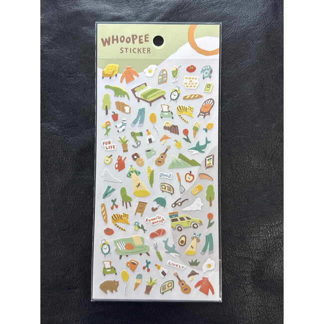 Whoopee Sticker – Yellow-Green