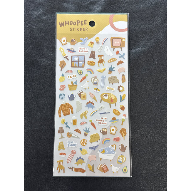 Whoopee Sticker – Brown