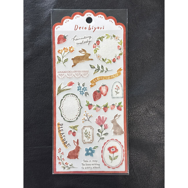 Decobiyori Sticker – Red